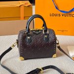 louis vuitton lv Speedy20 trunk burgundy