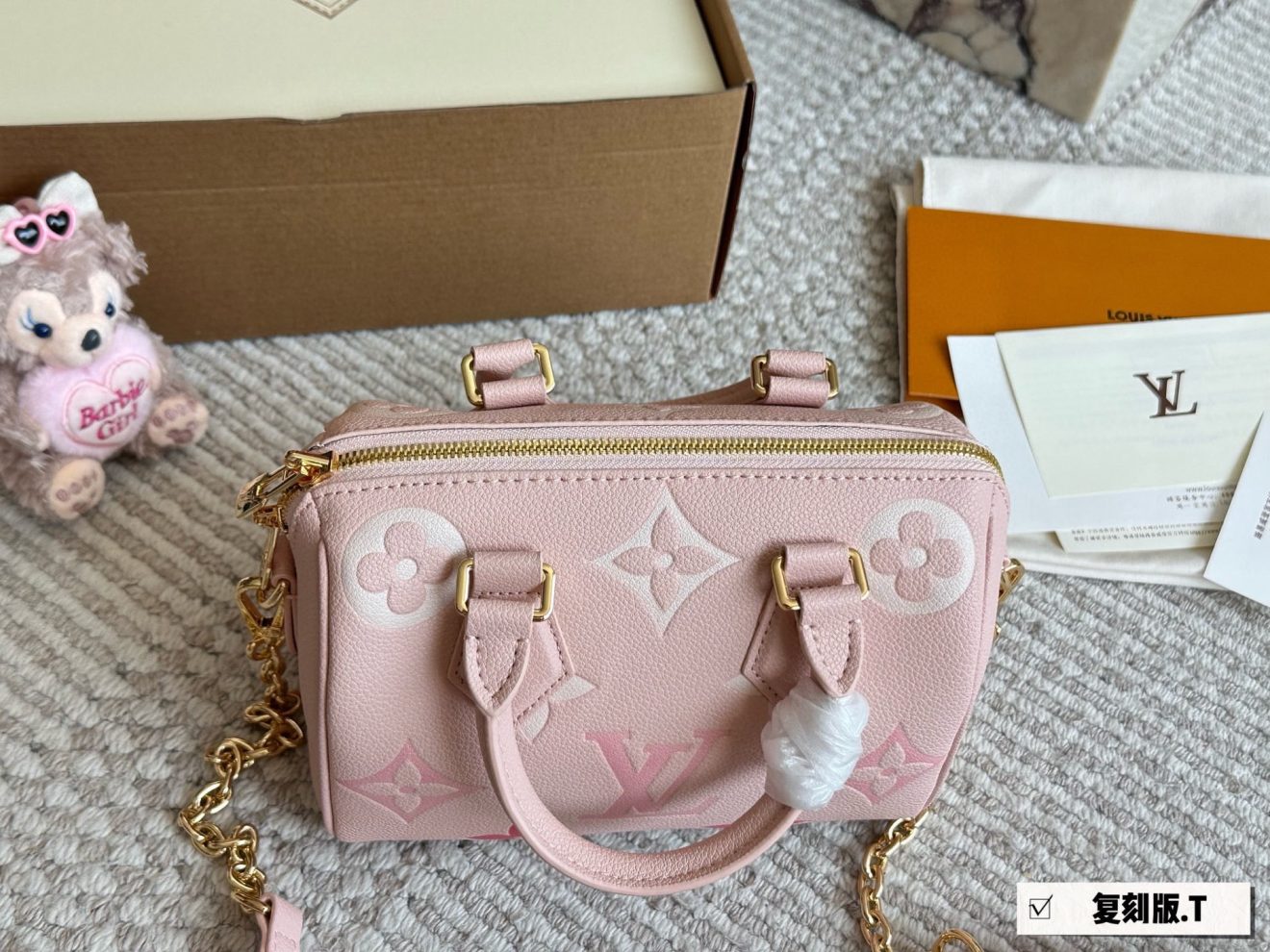 louis vuitton lv Speedy20 pink - Image 6