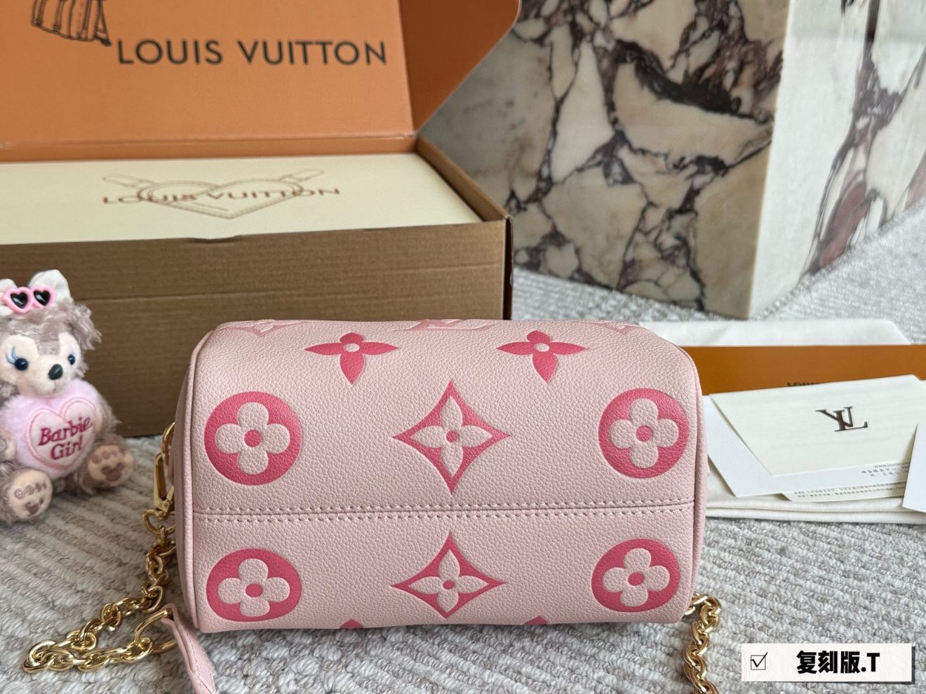louis vuitton lv Speedy20 pink - Image 8