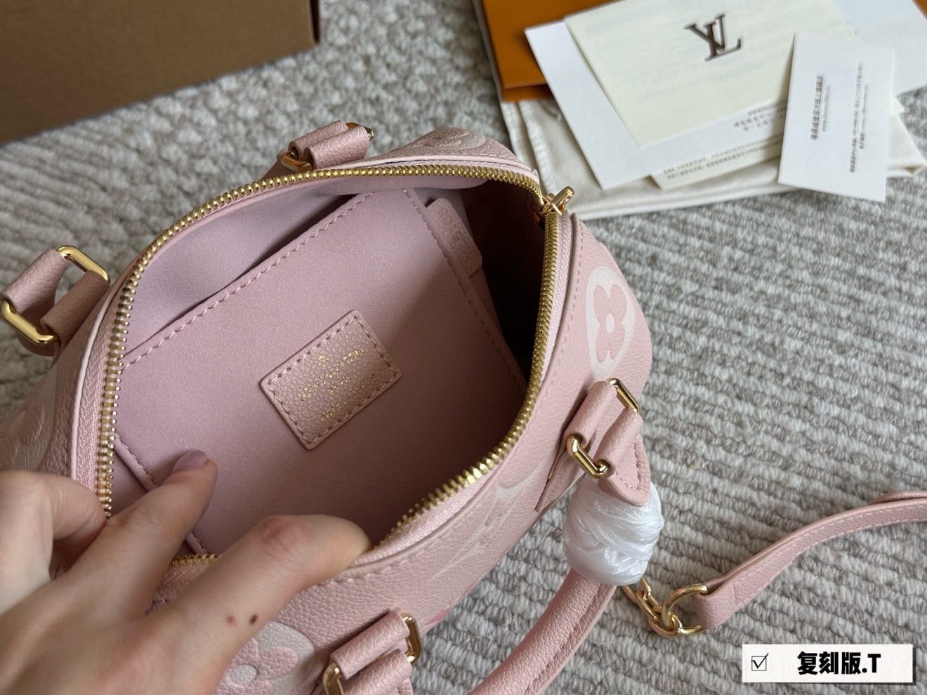 louis vuitton lv Speedy20 pink - Image 10