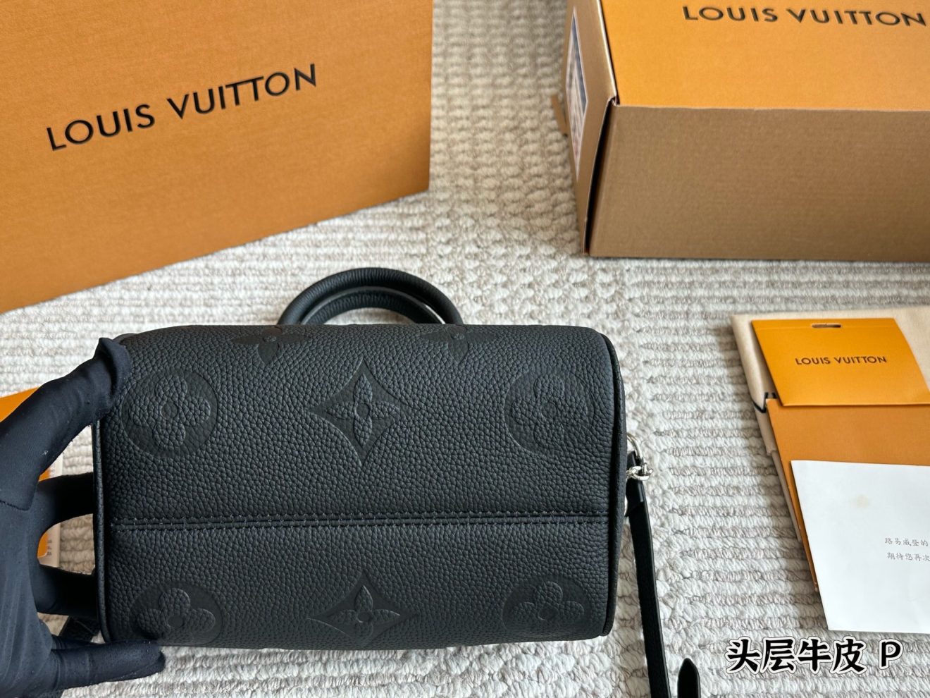louis vuitton lv Speedy20 matt black - Image 9