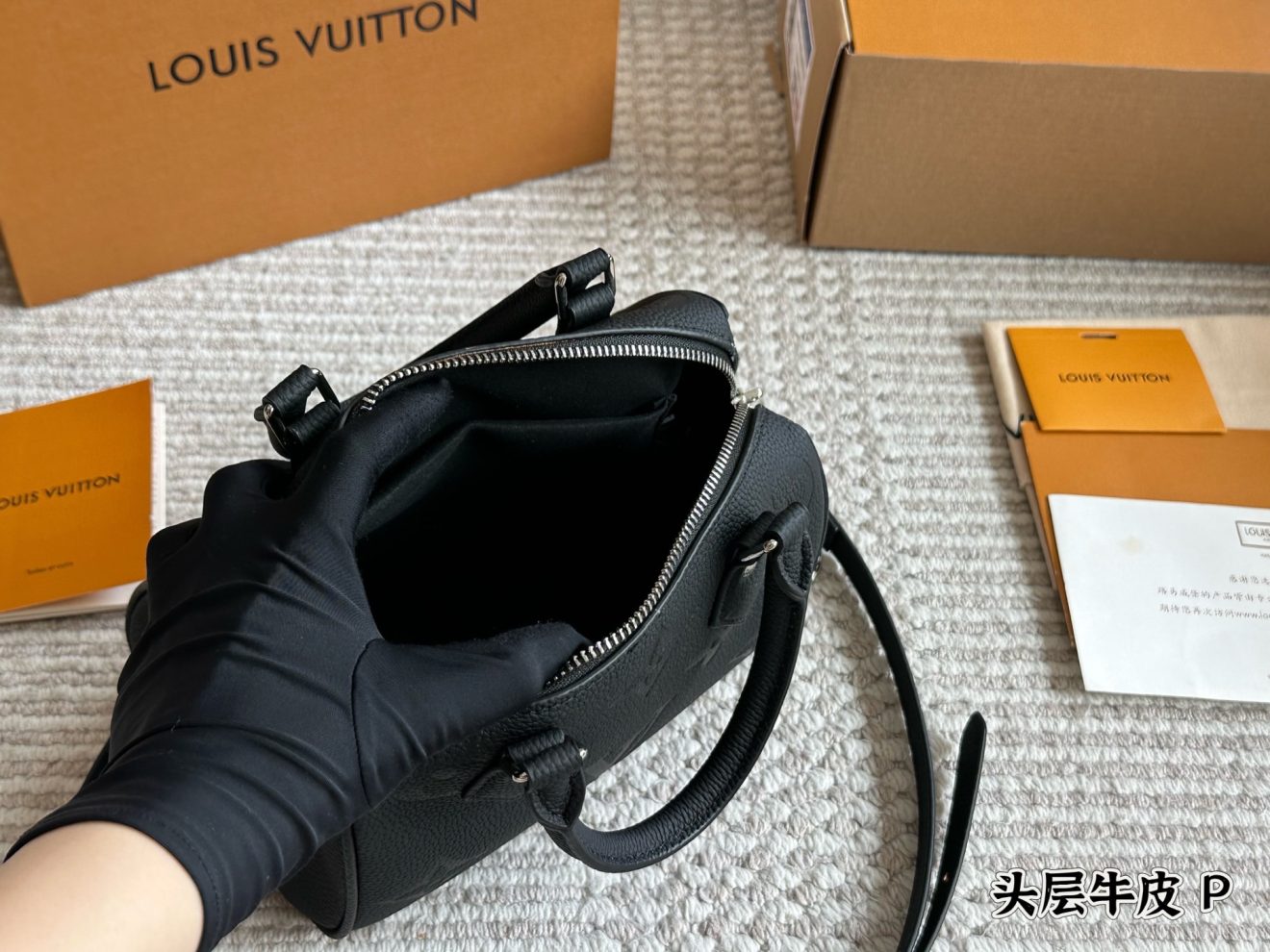 louis vuitton lv Speedy20 matt black - Image 10