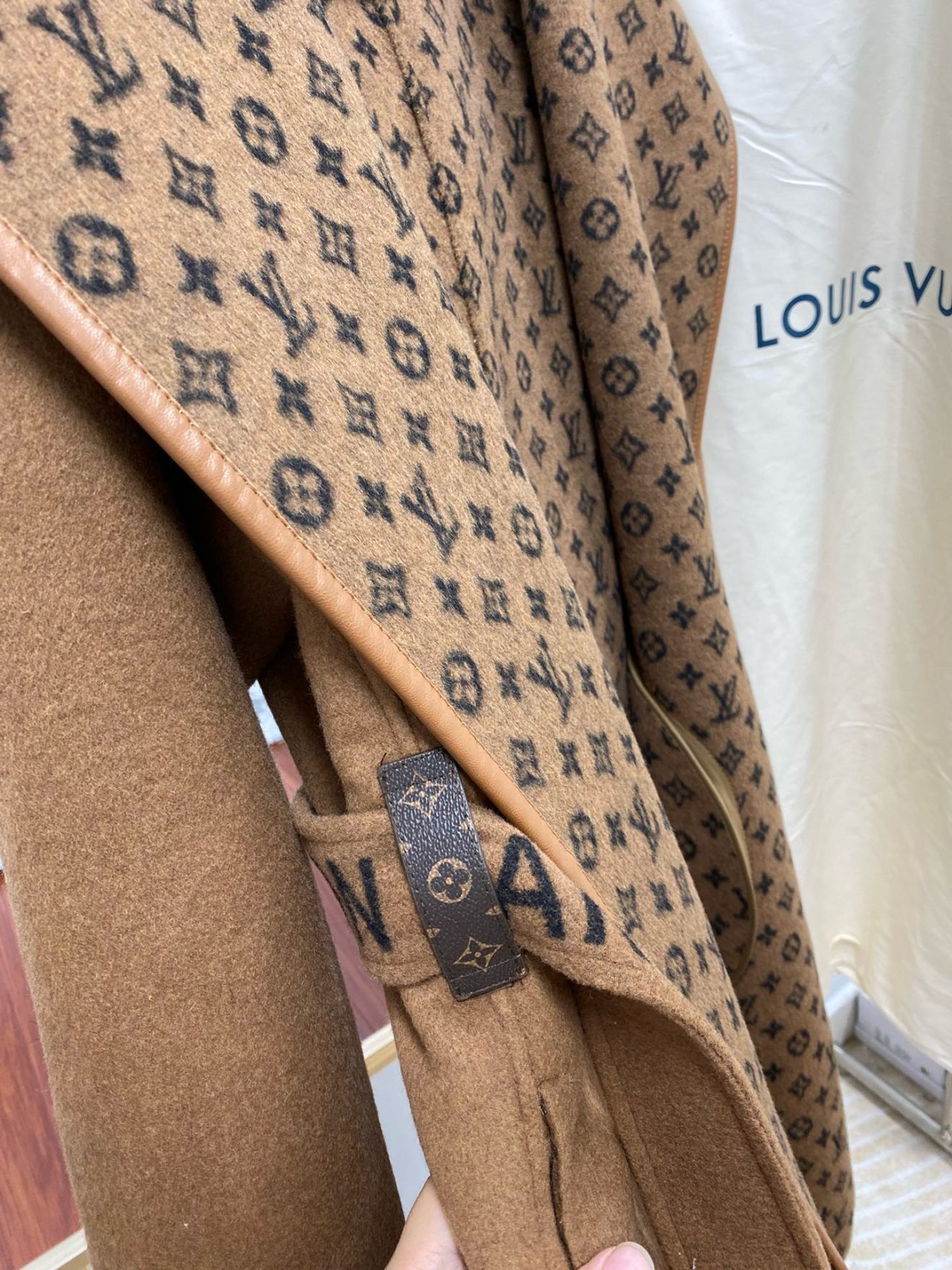LV coat dark brown - Image 8