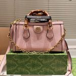 Gucci Diana Bamboo HandBags size 26x16cm