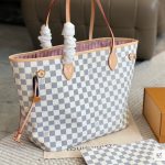 Louis Vuitton lv Neverfull MM White-32*29*17CM