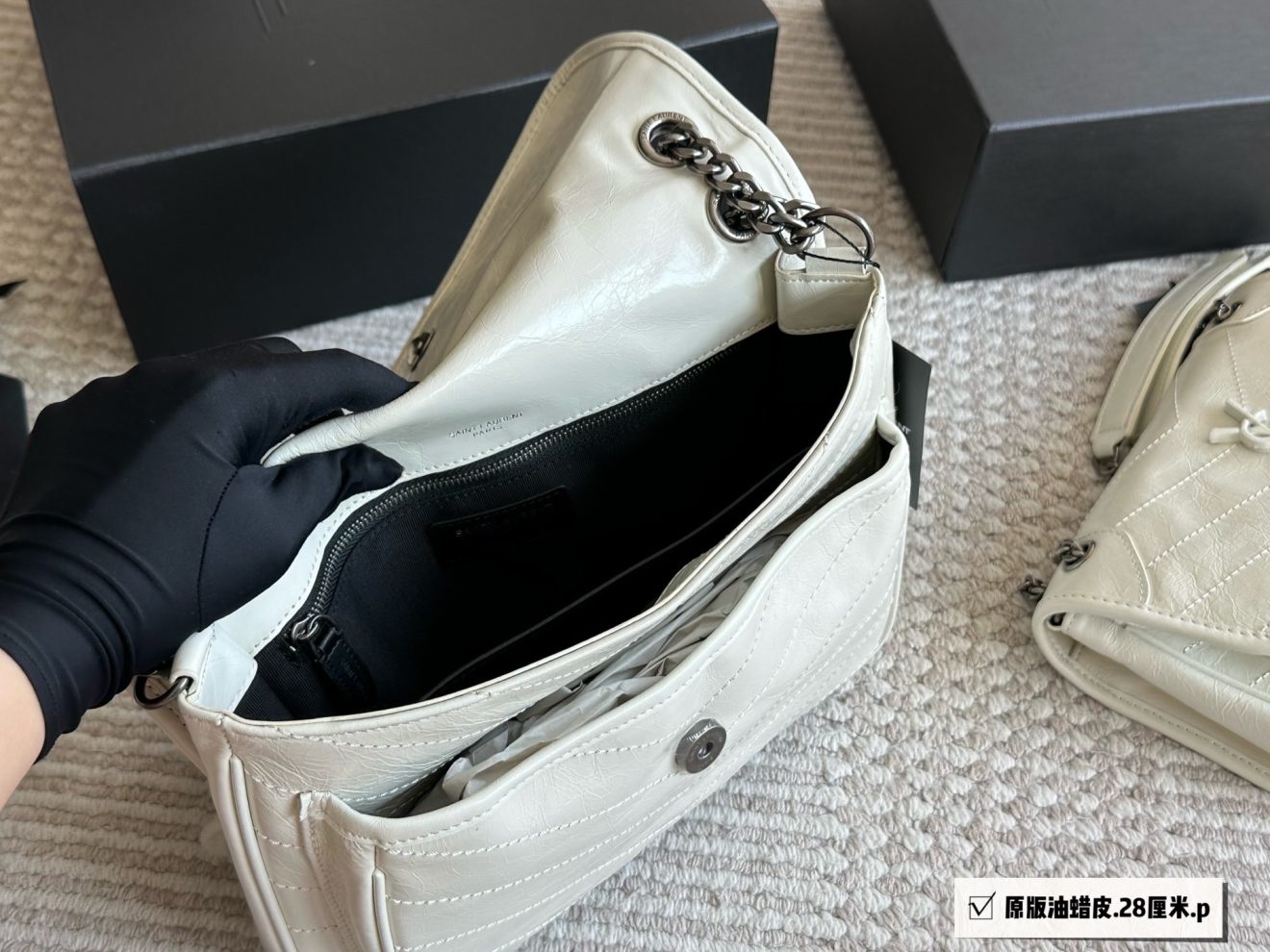 YSL NIKI FLAP BAG 28/22cm - Image 7