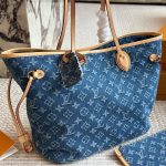 Louis Vuitton lv  Neverfull MM DENIM-32*29*17CM