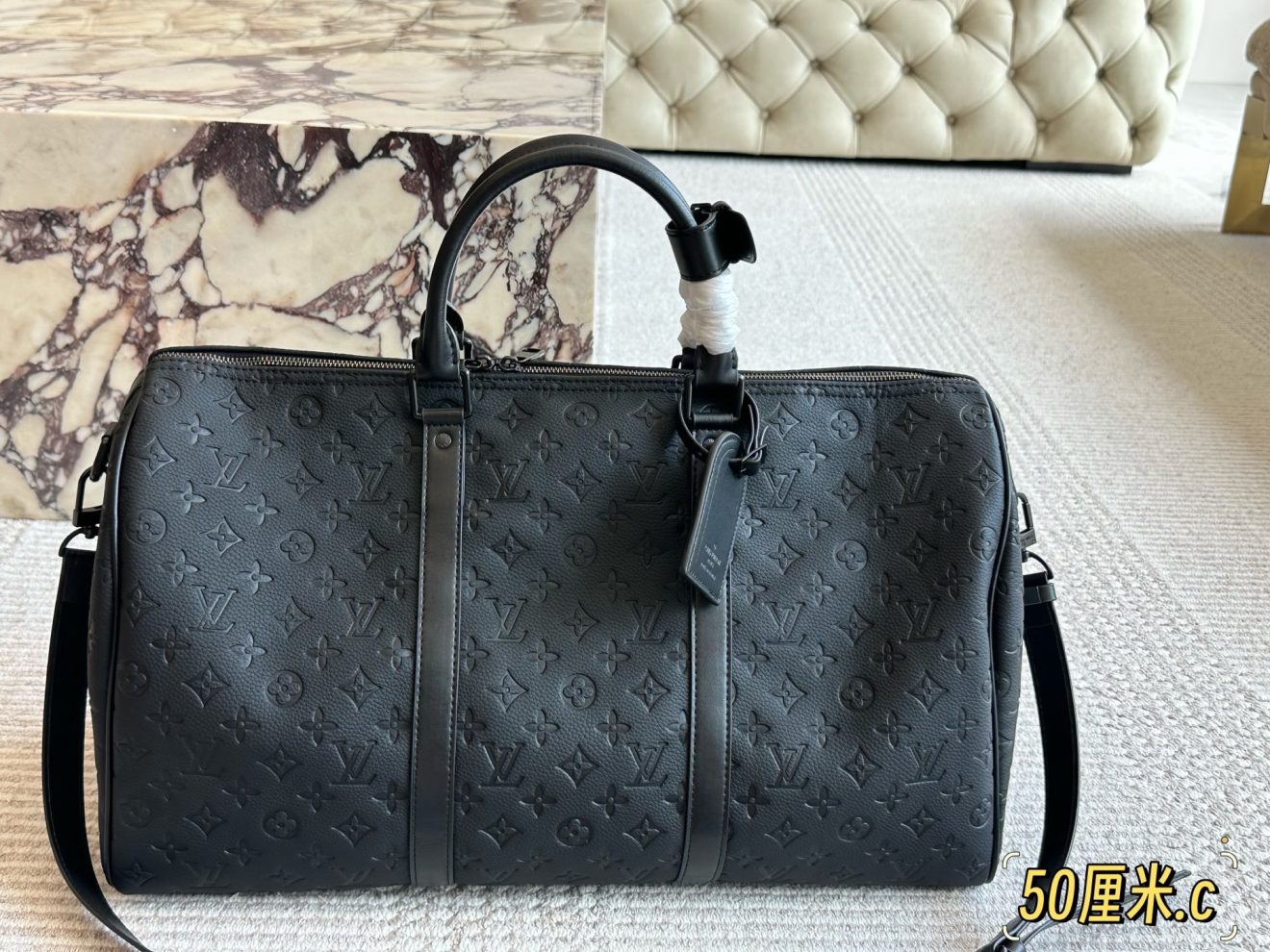 Louis Vuitton lv  Keepall45 Bandoulière Black 35/45/50 cm - Image 6