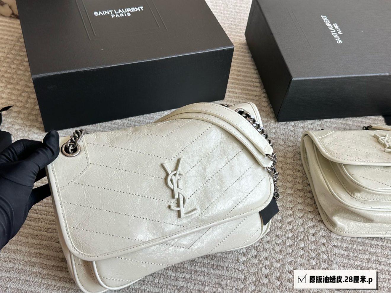 YSL NIKI FLAP BAG 28/22cm - Image 3