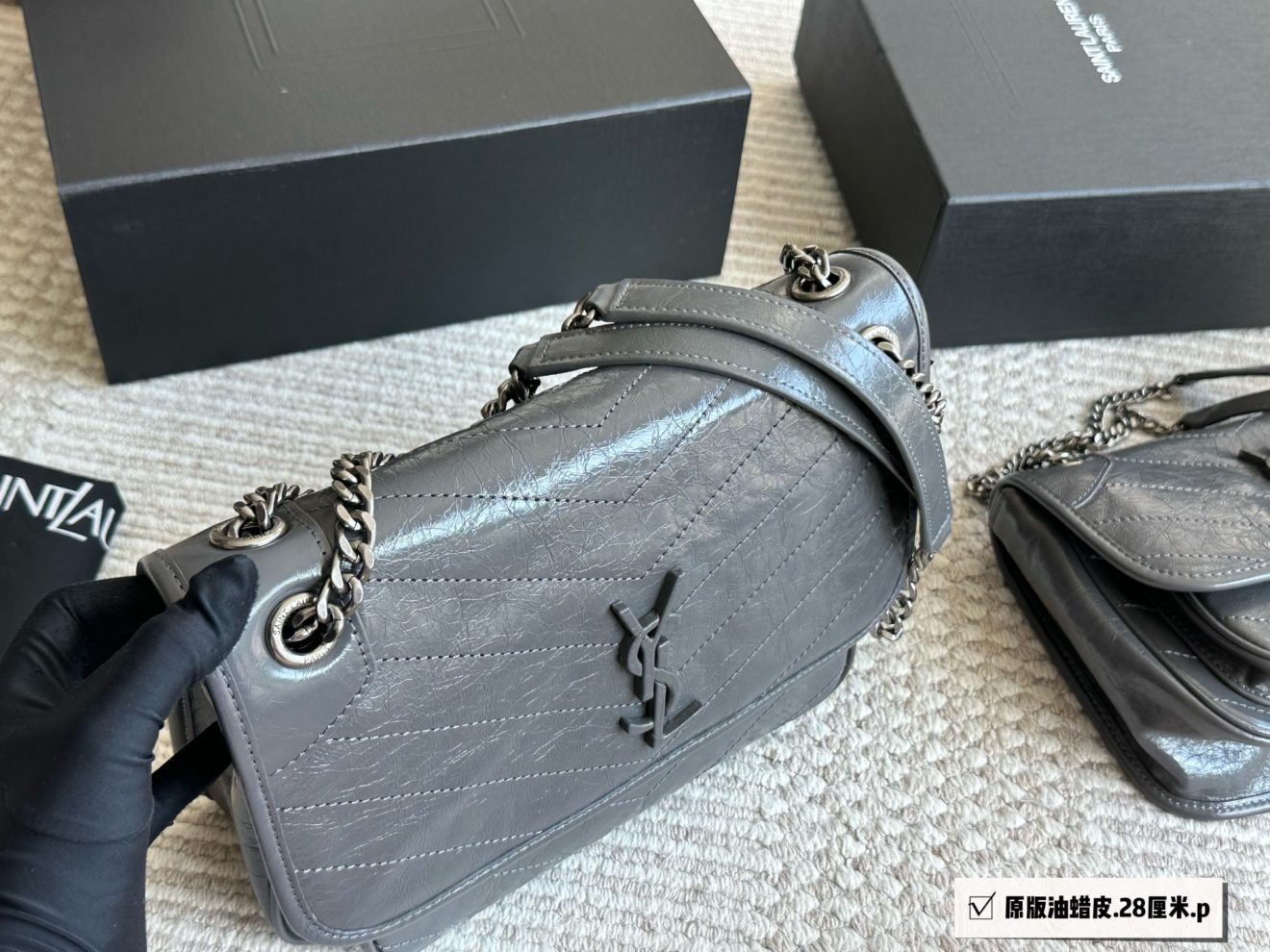 YSL NIKI FLAP BAG 28/22cm - Image 2