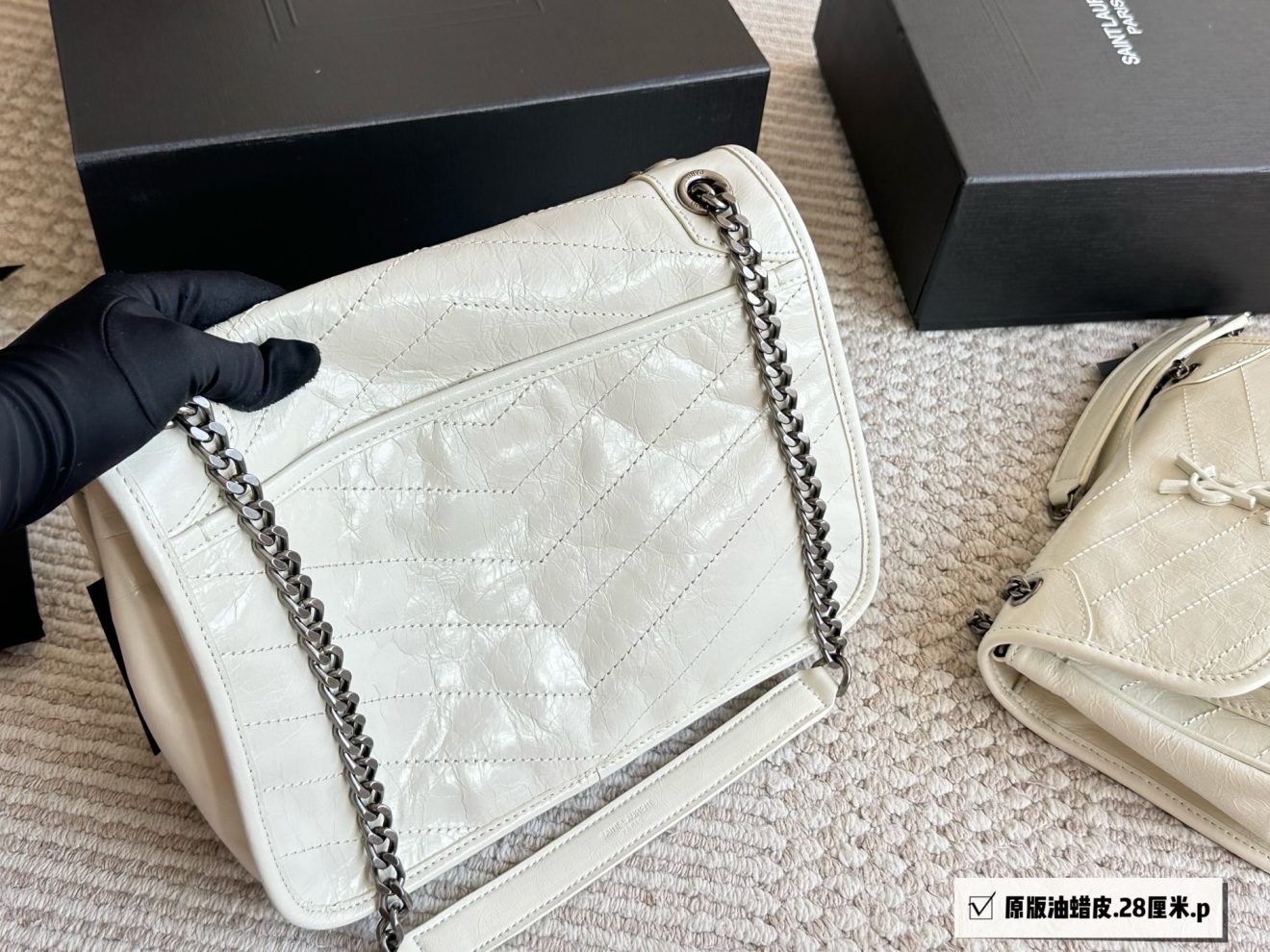 YSL NIKI FLAP BAG 28/22cm - Image 6