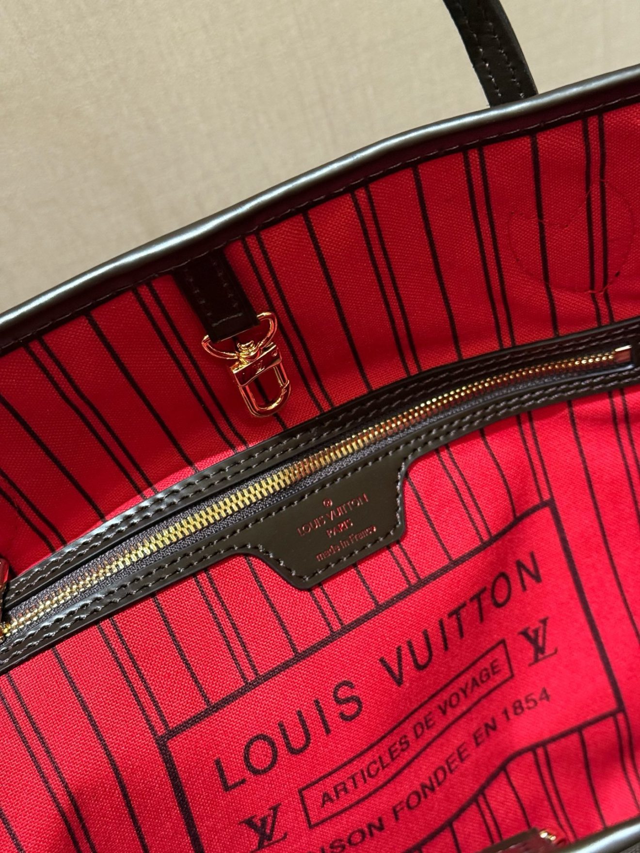 Louis Vuitton lv Neverfull MM BROWN-32*29*17CM - Image 8