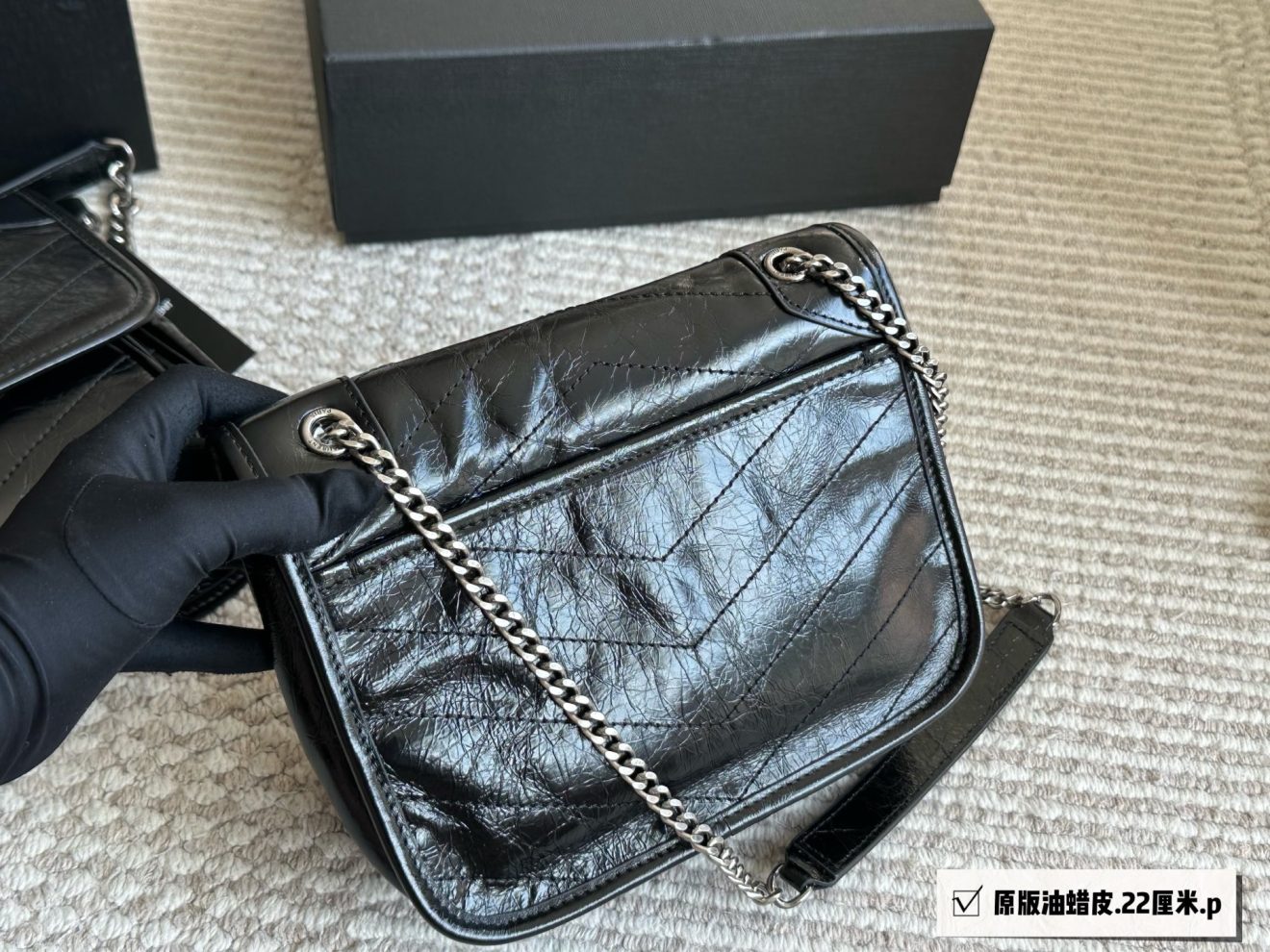 YSL NIKI FLAP BAG 28/22cm - Image 3