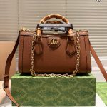 Gucci Diana Bamboo HandBags size 26x16cm