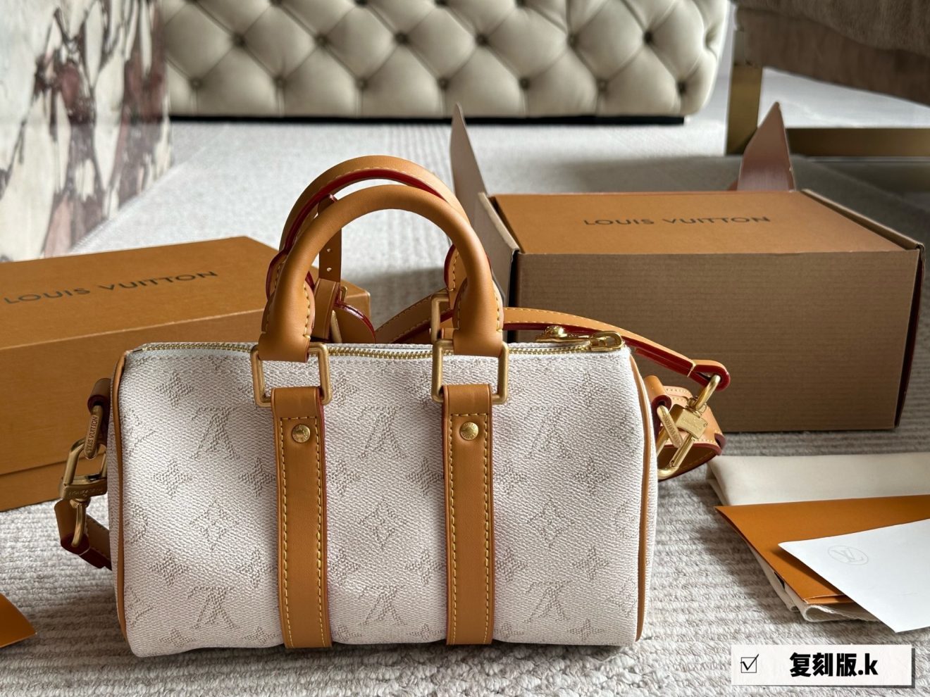 Louis Vuitton lv Keepall25 Bandoulière 25-25×14x 10CM - Image 2