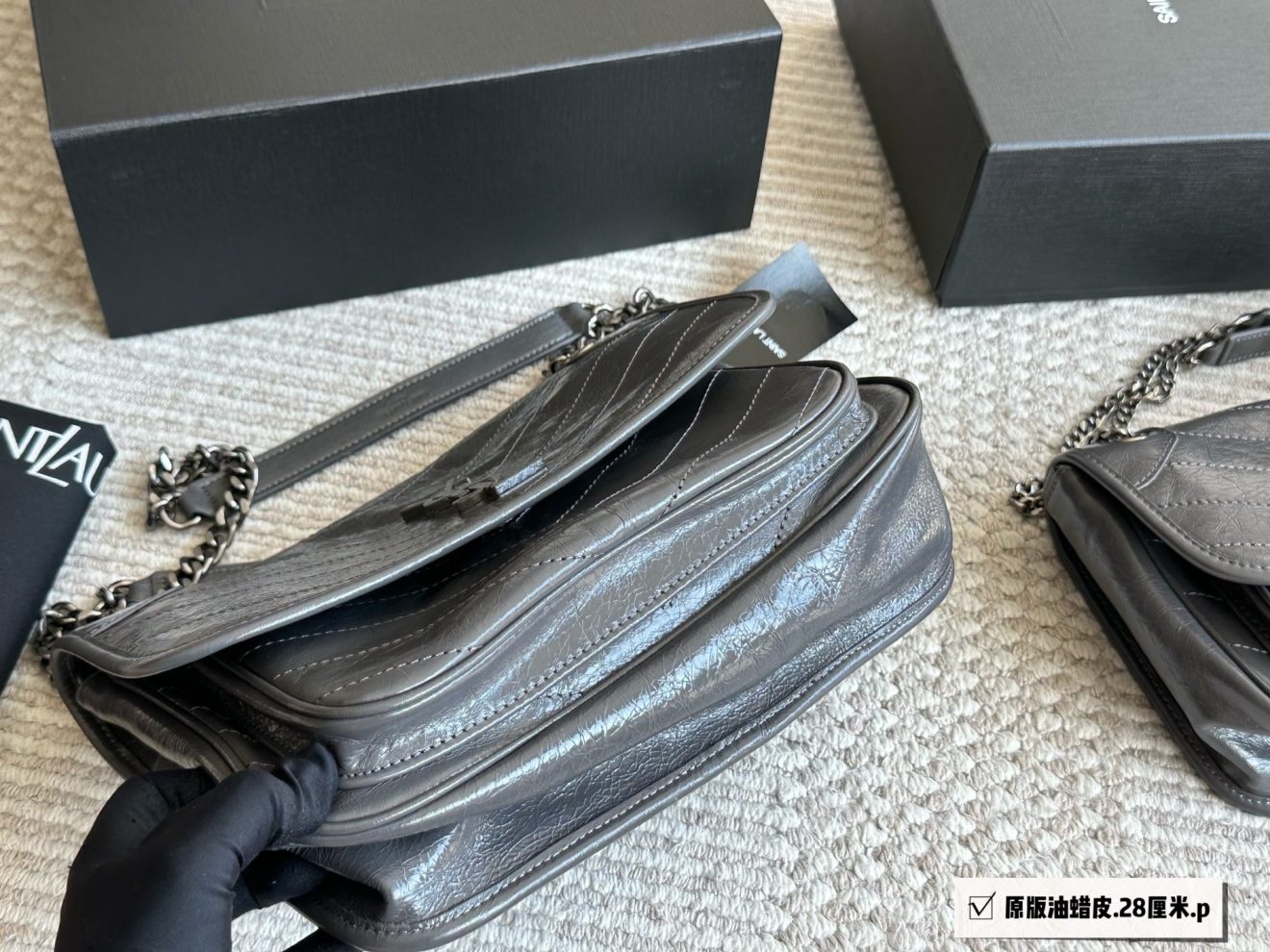 YSL NIKI FLAP BAG 28/22cm - Image 8