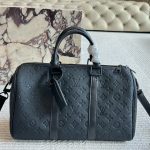 Louis Vuitton lv  Keepall45 Bandoulière Black 35/45/50 cm