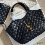 YSL Icare Bag Black Small 31x28cm