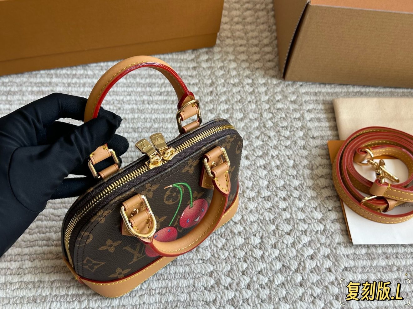 LOUIS VUITTON lv ALMA NANO (18*12*8cm) - Image 4