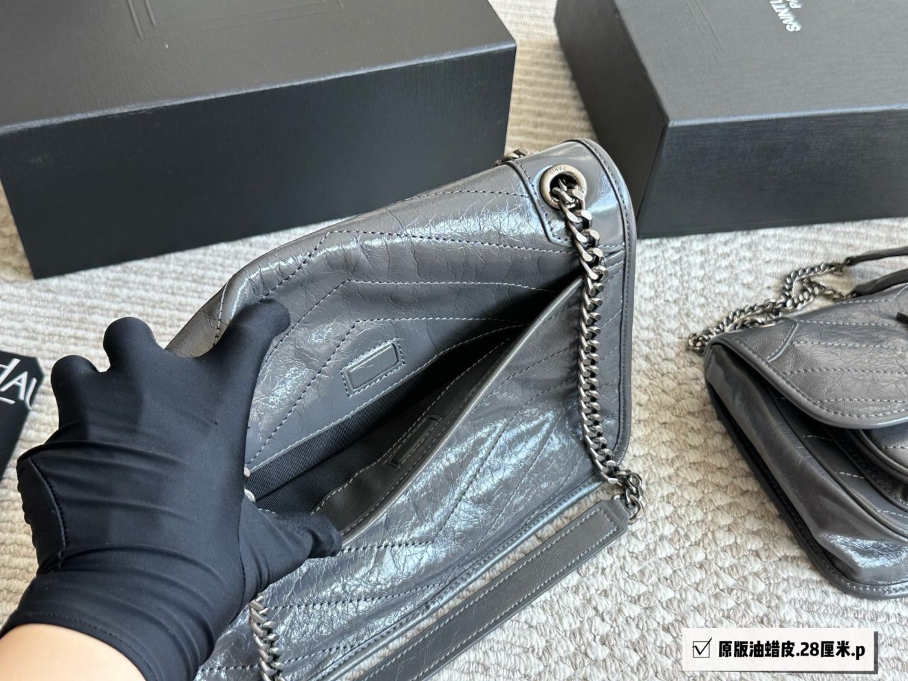 YSL NIKI FLAP BAG 28/22cm - Image 7