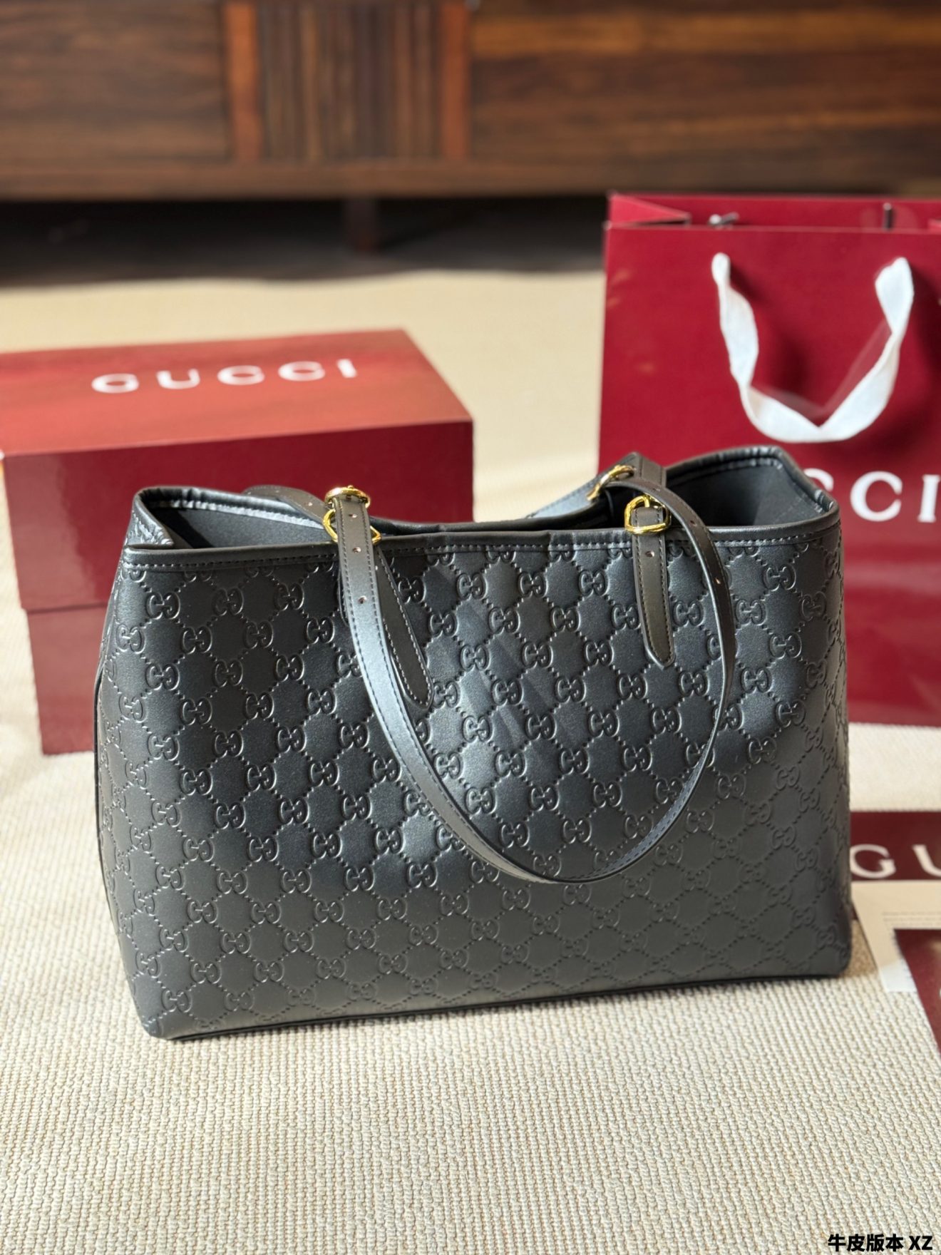 Gucci GG Emblem with leather 5 colors - Image 2
