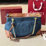 Gucci Soho denim bag 38x26x14cm