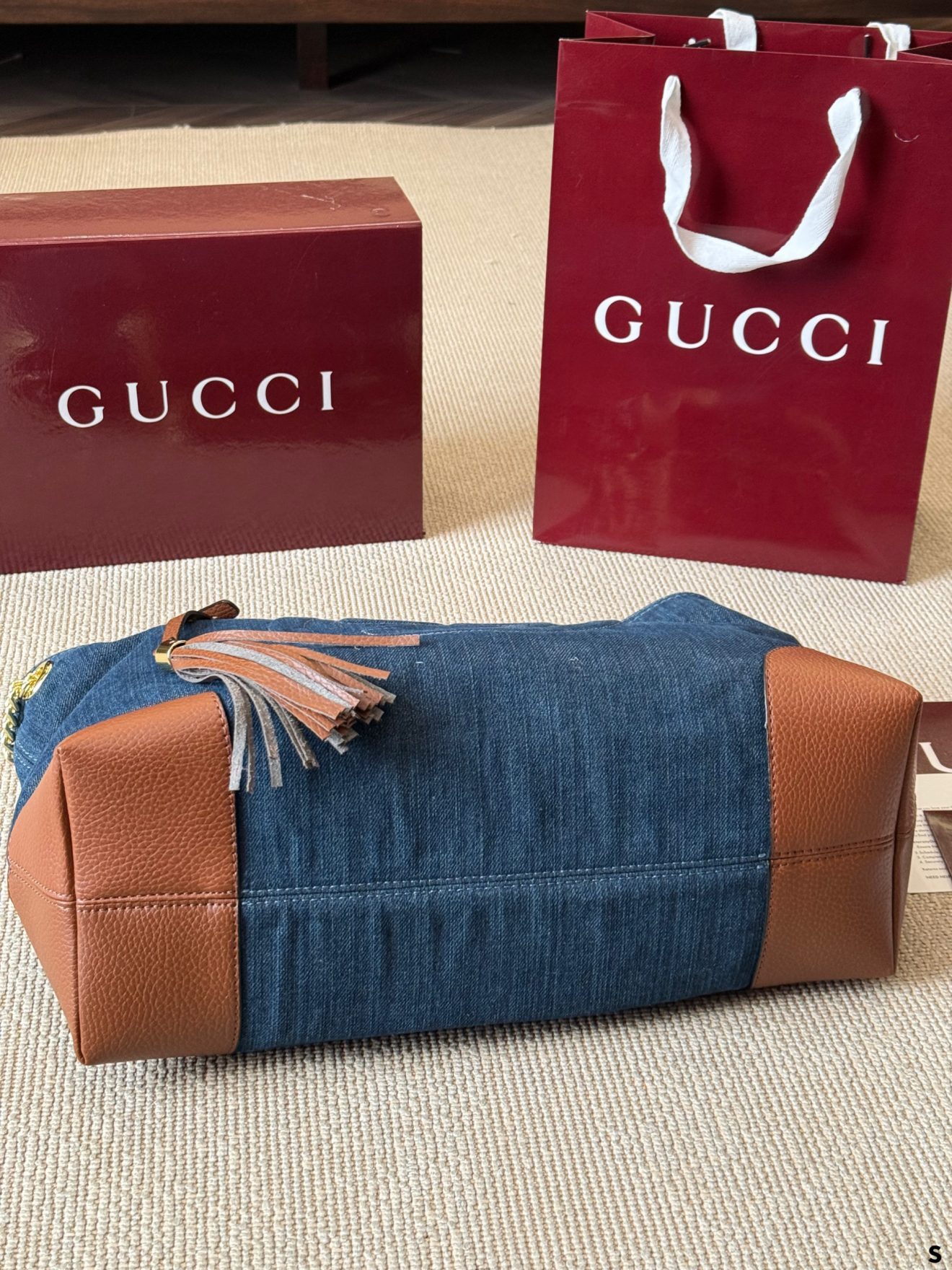 Gucci Soho denim bag 38x26x14cm - Image 10