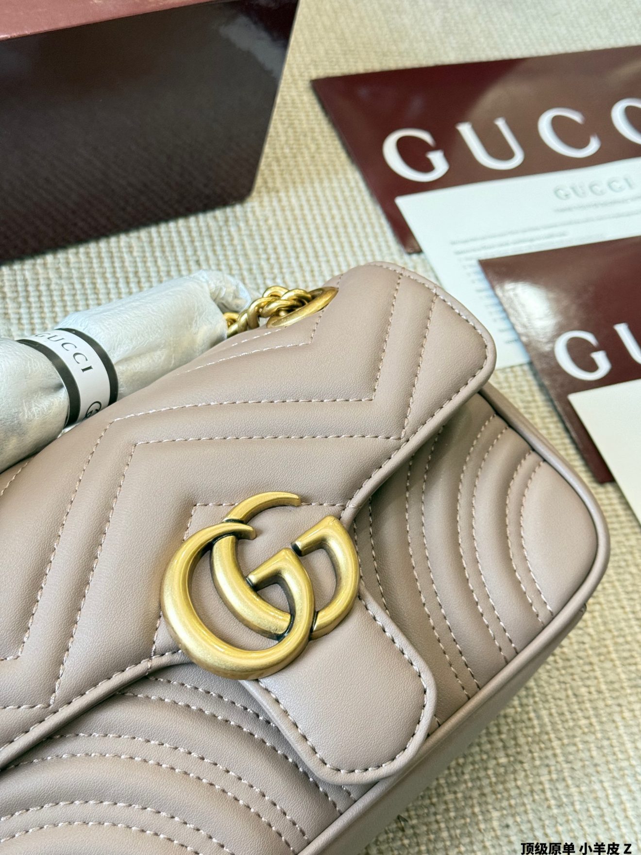 Gucci GG Marmont beige 26cm, 22cm, 16cm - Image 2
