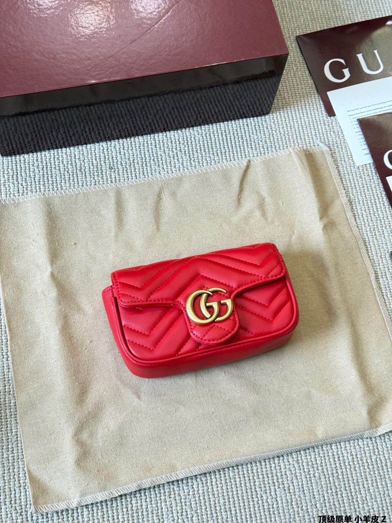 Gucci GG Marmont red 26cm, 22cm, 16cm - Image 3