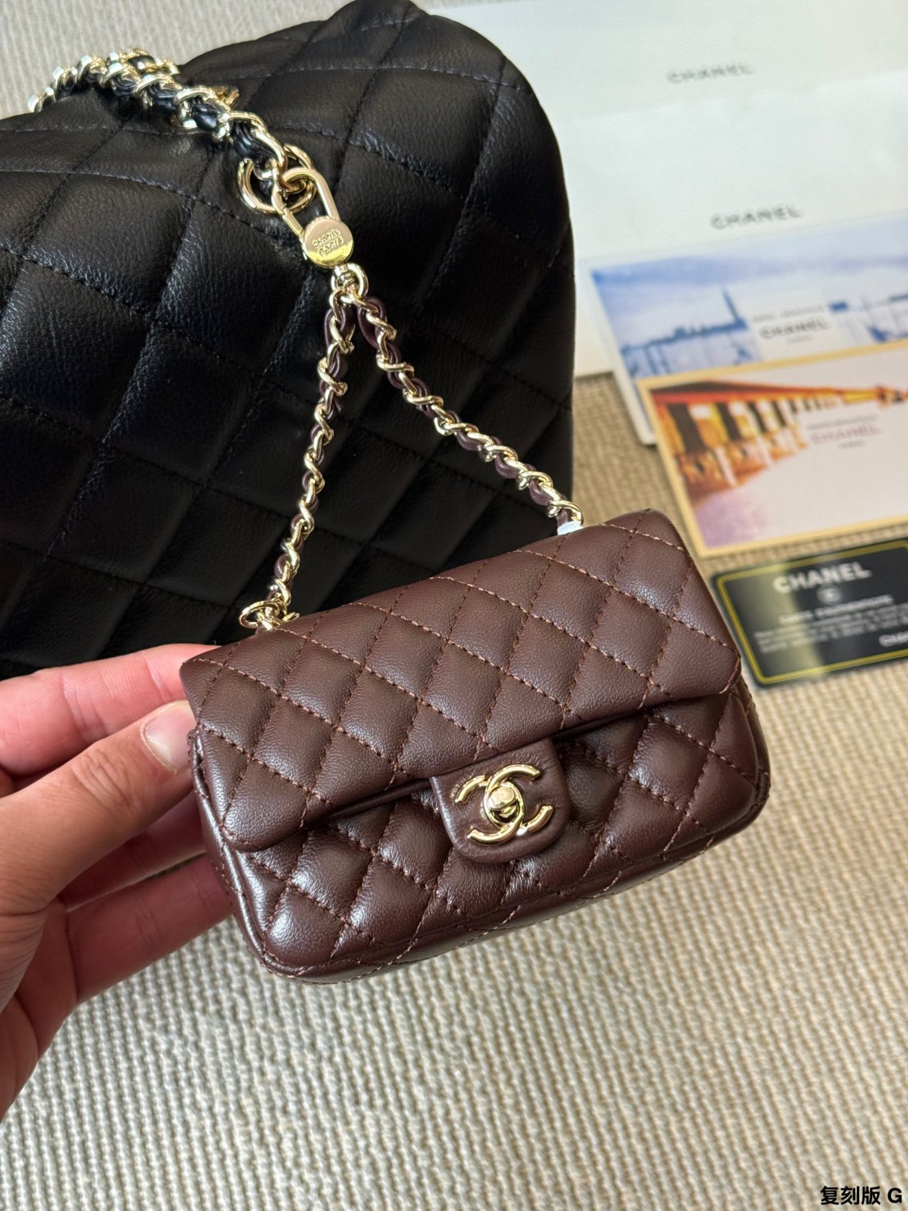 CF maxi black 39*11*25cm(not include small bag) - Image 4