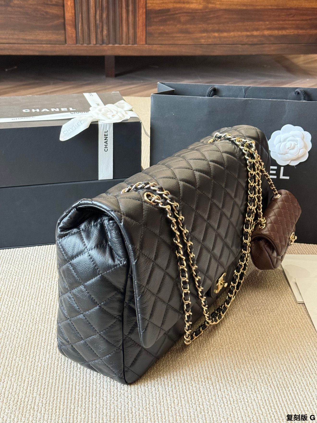 CF maxi black 39*11*25cm(not include small bag) - Image 6
