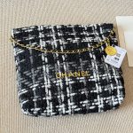Chanel 22K Tweed Hobo Bag 33*35cm