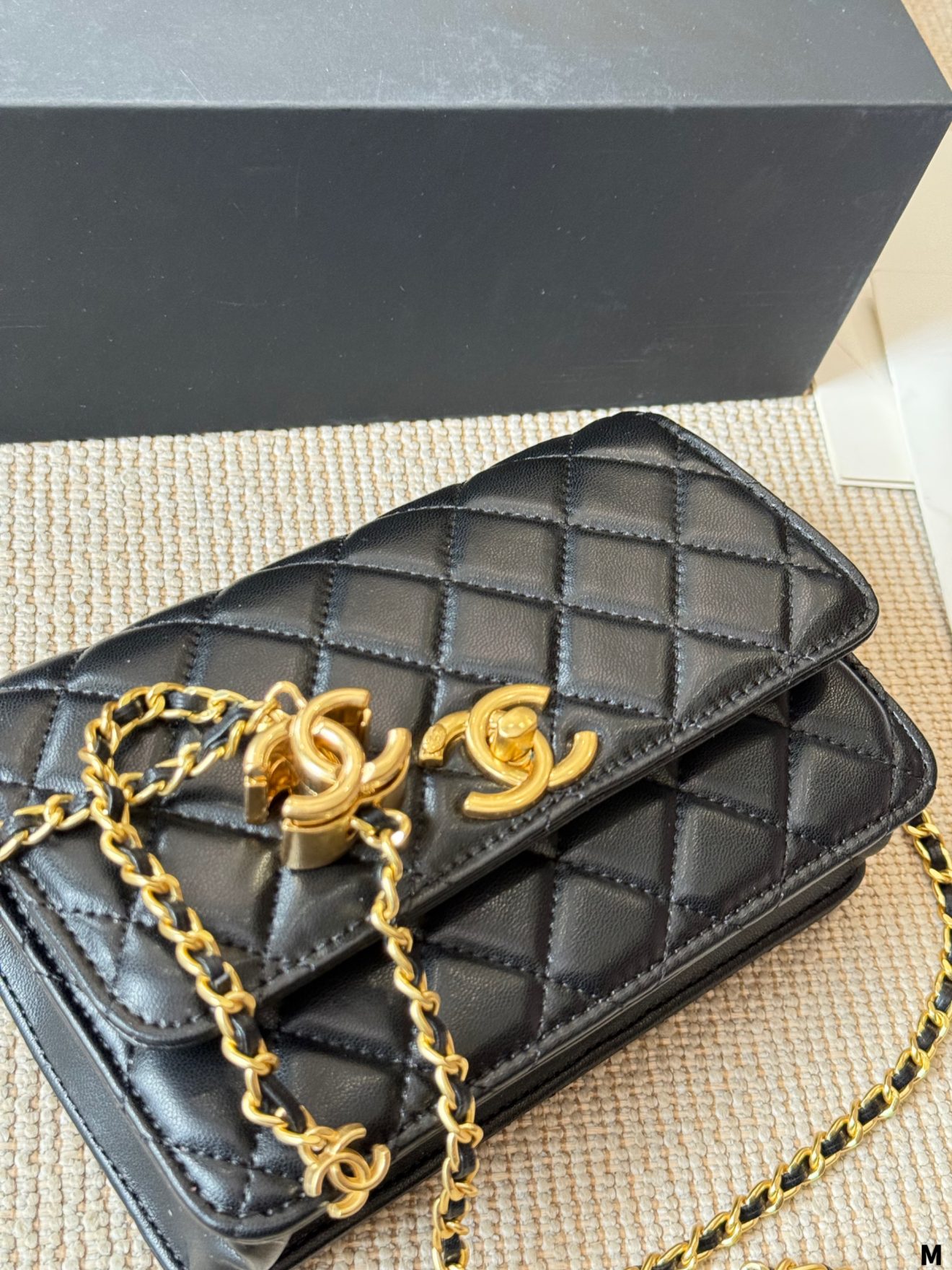 Chanel woc lamb skin golden hardware 19*12cm - Image 7