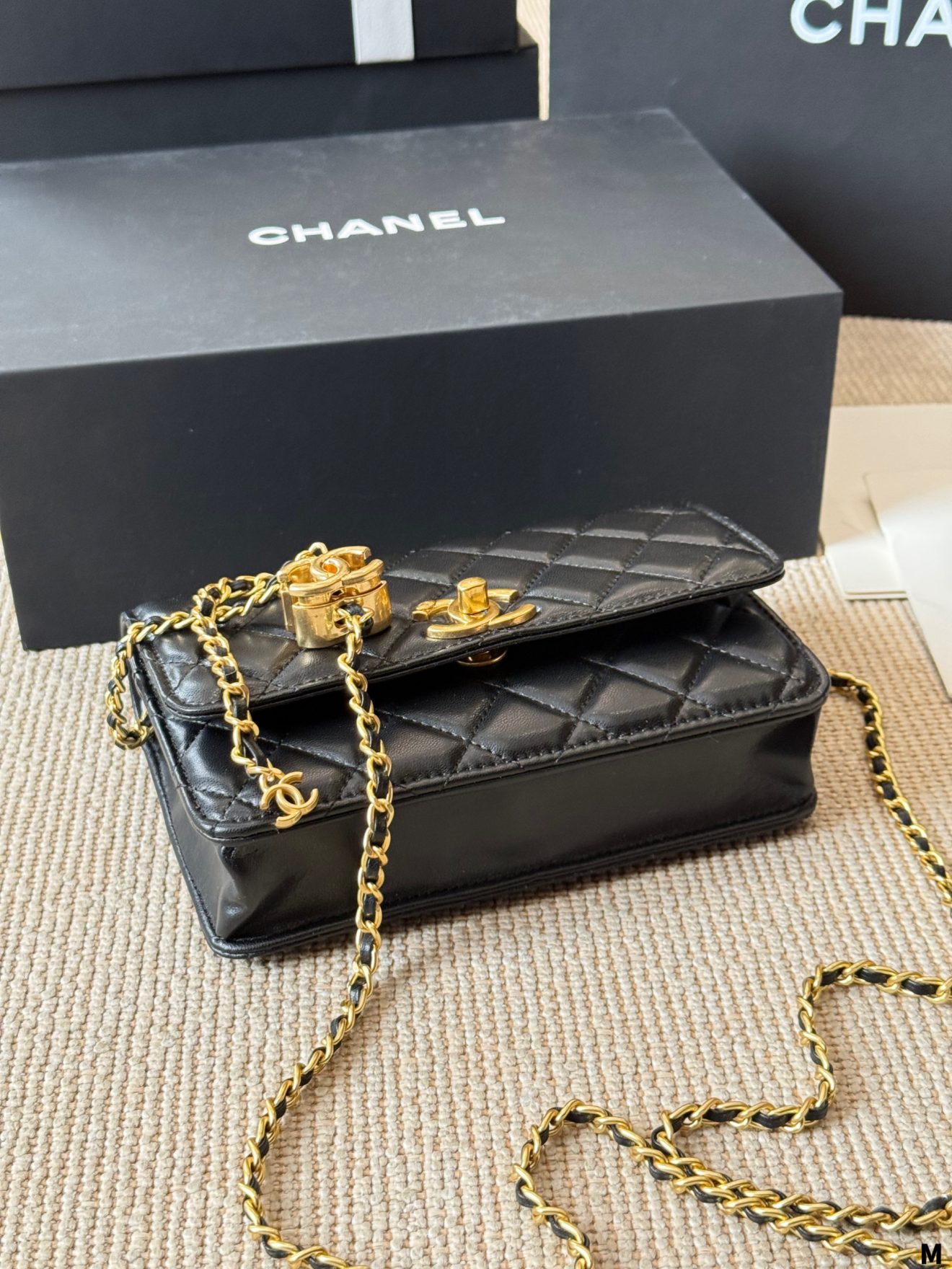 Chanel woc lamb skin golden hardware 19*12cm - Image 8