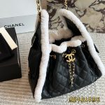 Chanel 25 Lambskin Drawstring Bucket Bag - Image 2