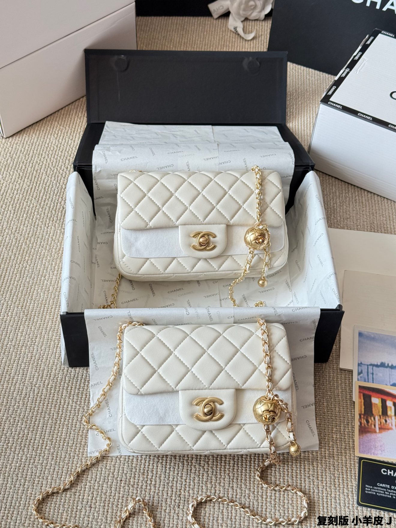 Mini Flap Bag Pearl Crush 18cm and 20cm(9 colors) - Image 6