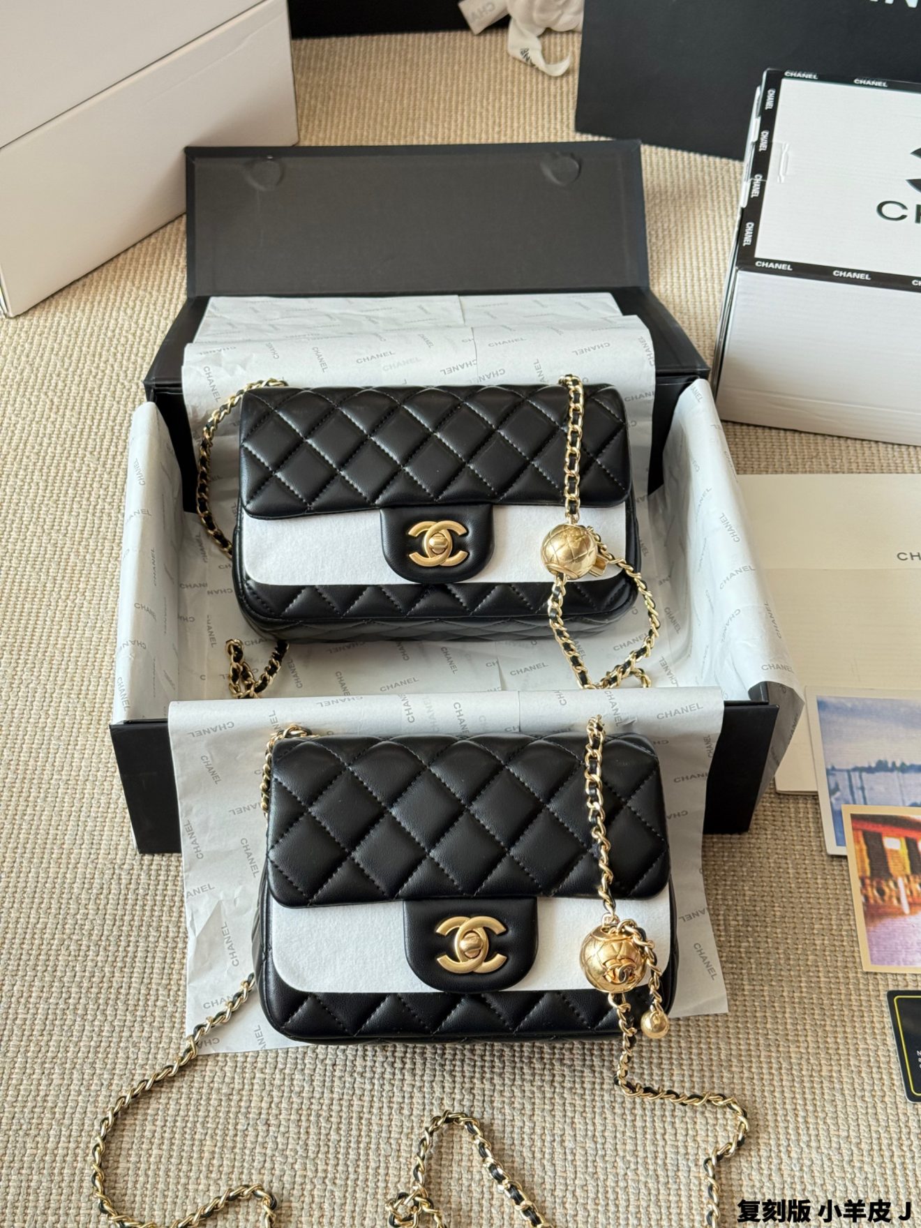 Mini Flap Bag Pearl Crush 18cm and 20cm(9 colors) - Image 7