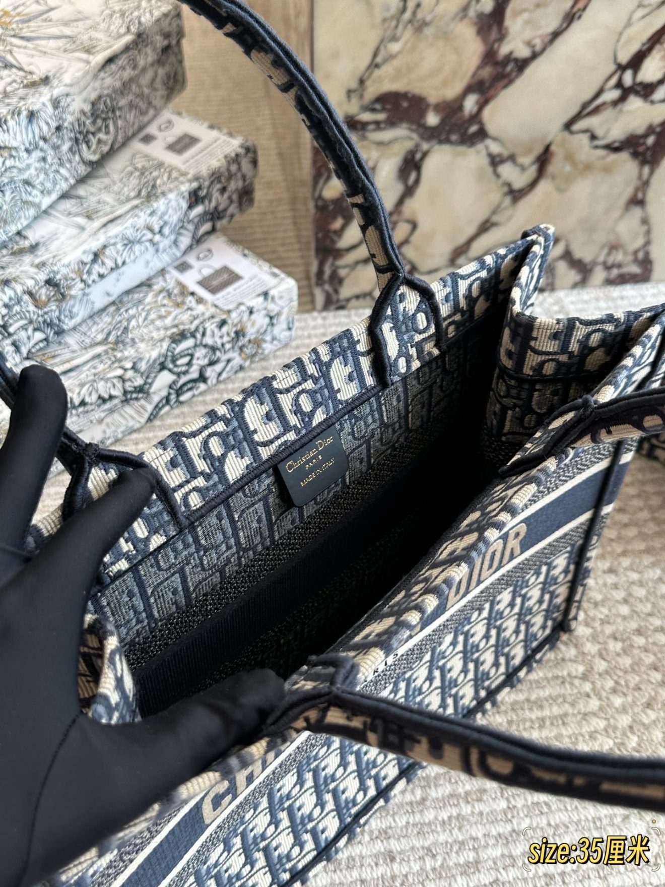 Dior tote monogram - Image 3