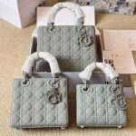 lady D matte finished calf skin green