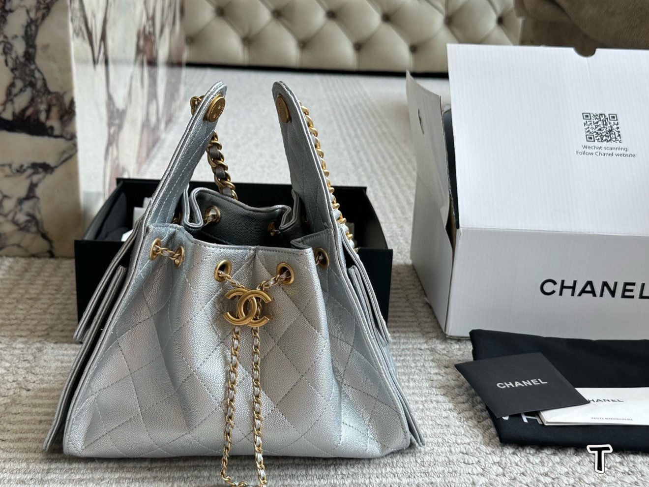CHANEL 25 Caviar Bag Small 26x30cm (8 colors) - Image 8