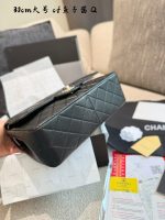 Chanel Flap Jumbo-Caviar Calfskin-Gold Hardware-30CM Black - Image 4