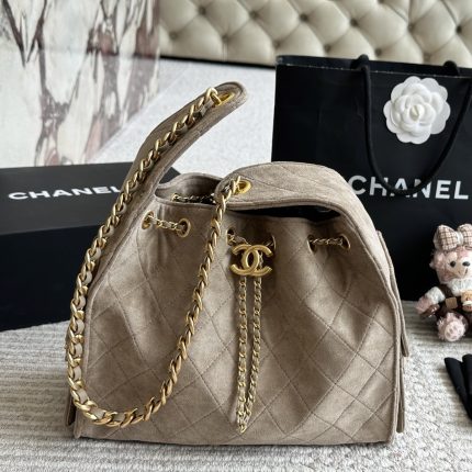 CHANEL 25 Suede Hobo Small 26x30cm