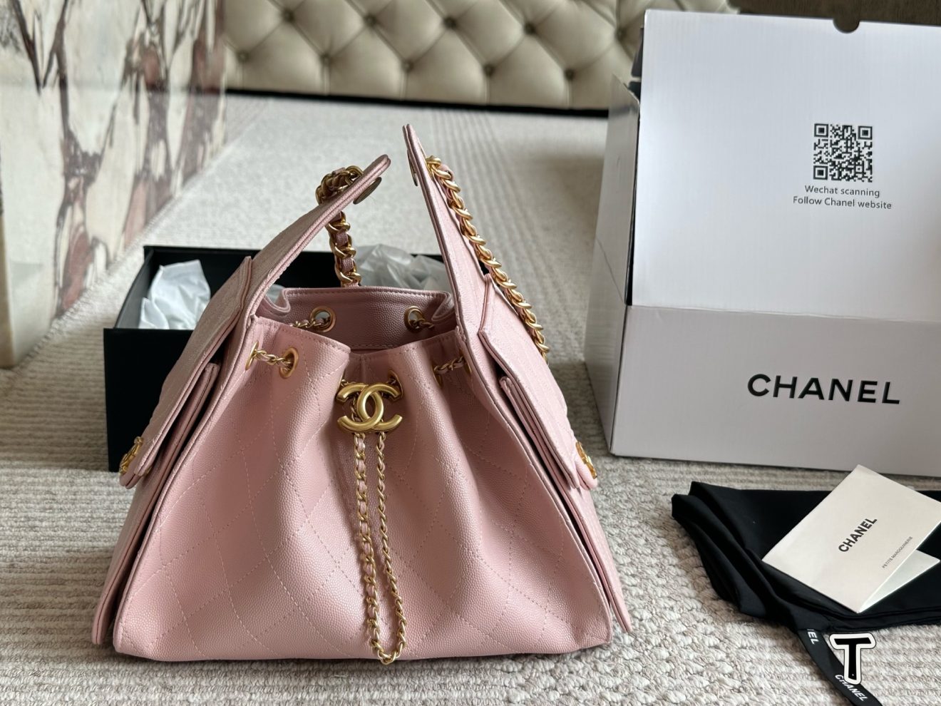 CHANEL 25 Caviar Bag Small 26x30cm (8 colors) - Image 4