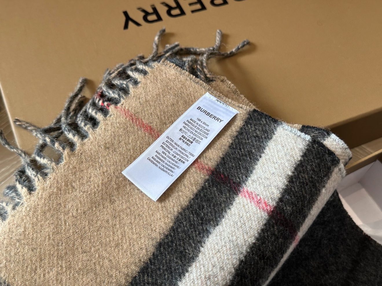 BURBERRY Scarf size：180cm*30cm - Image 6