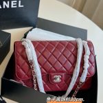 Chanel Flap Jumbo-Caviar Calfskin-Silver Hardware-30CM（9 colors） - Image 2