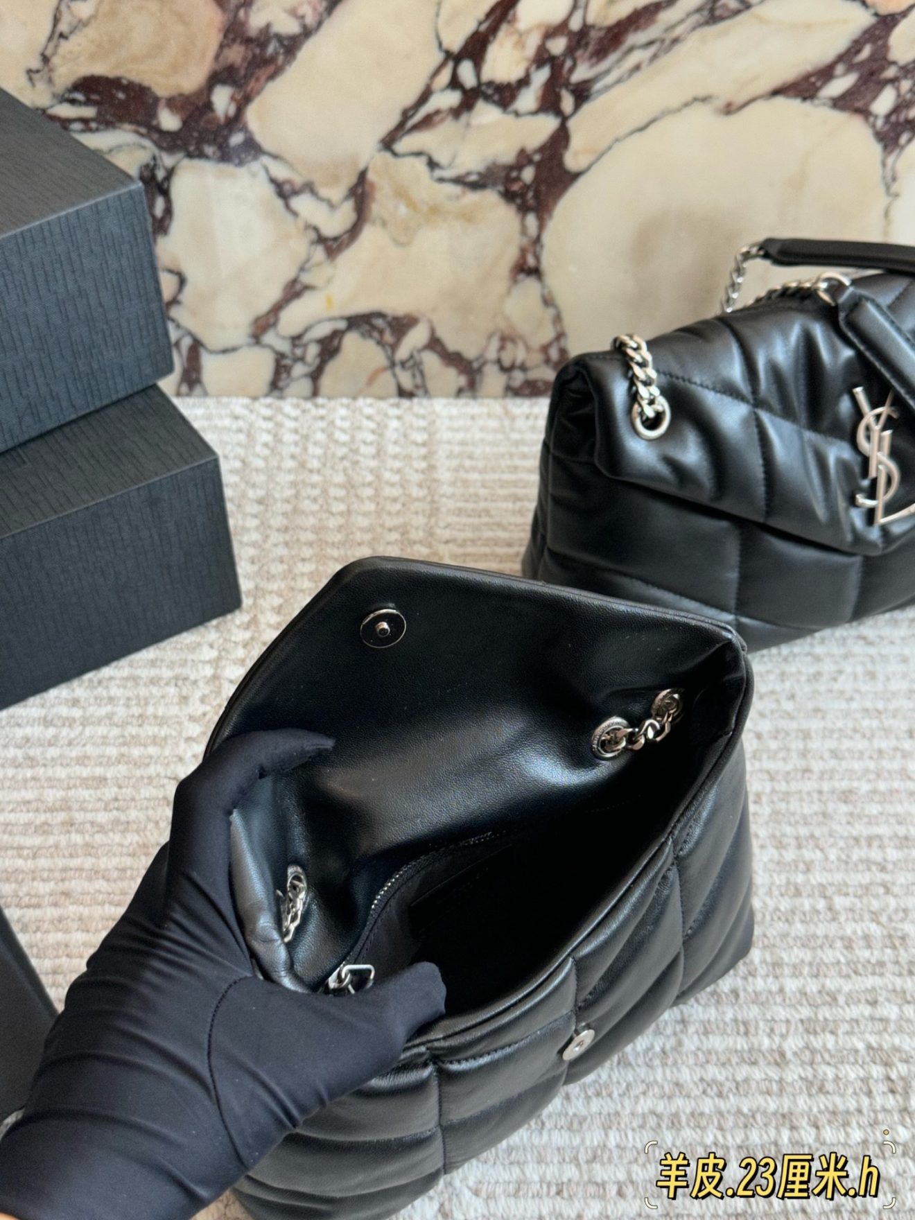 YSL BAG size： 29*22cm ，23*16cm - Image 3