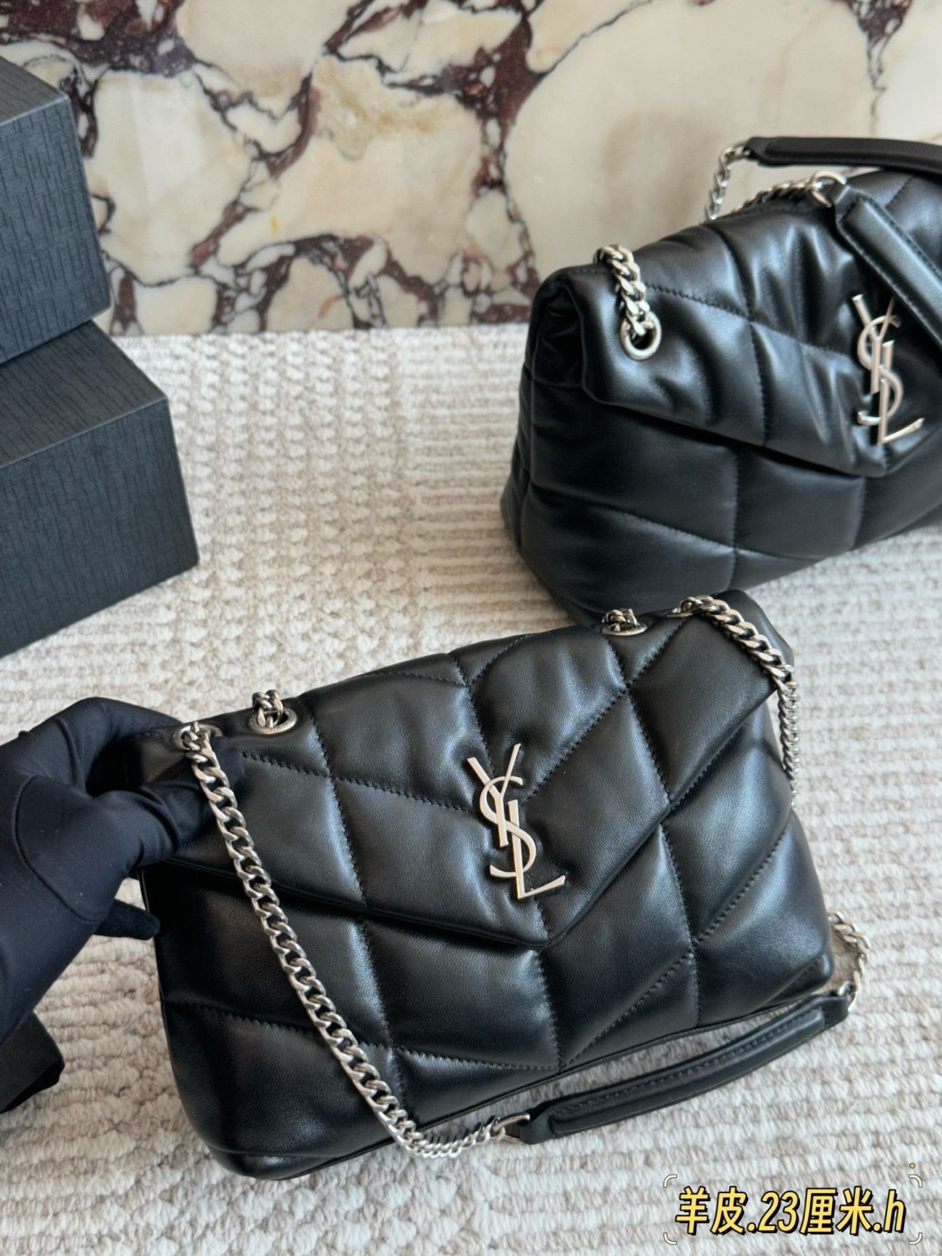 YSL BAG size： 29*22cm ，23*16cm - Image 8