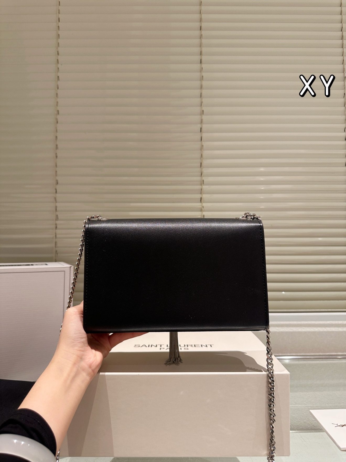 YSL BAG caviar size 23x12x5cm - Image 3