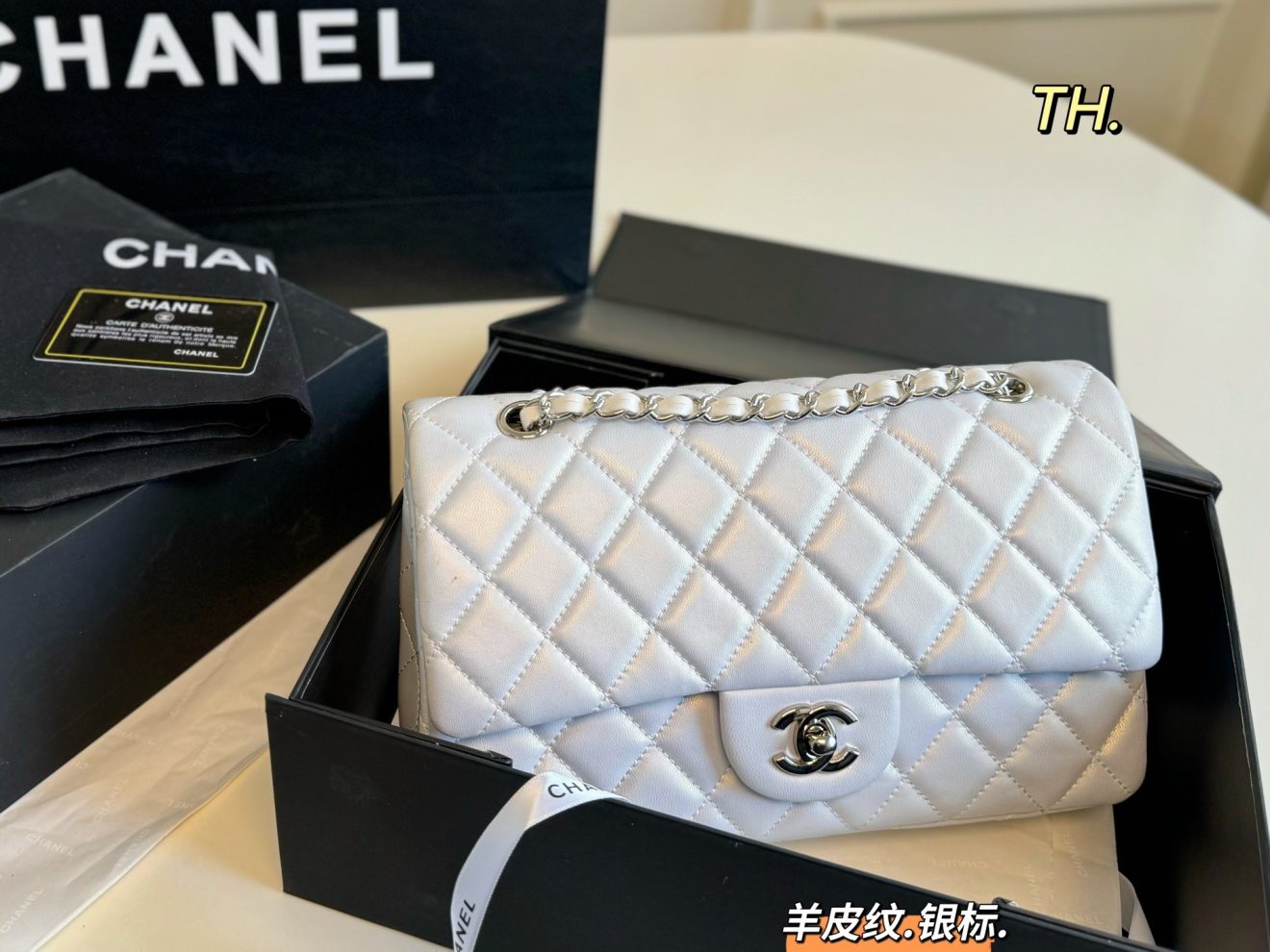 Chanel Flap bag -Lambskin- Silver Hardware-25cm（9 colors） - Image 6
