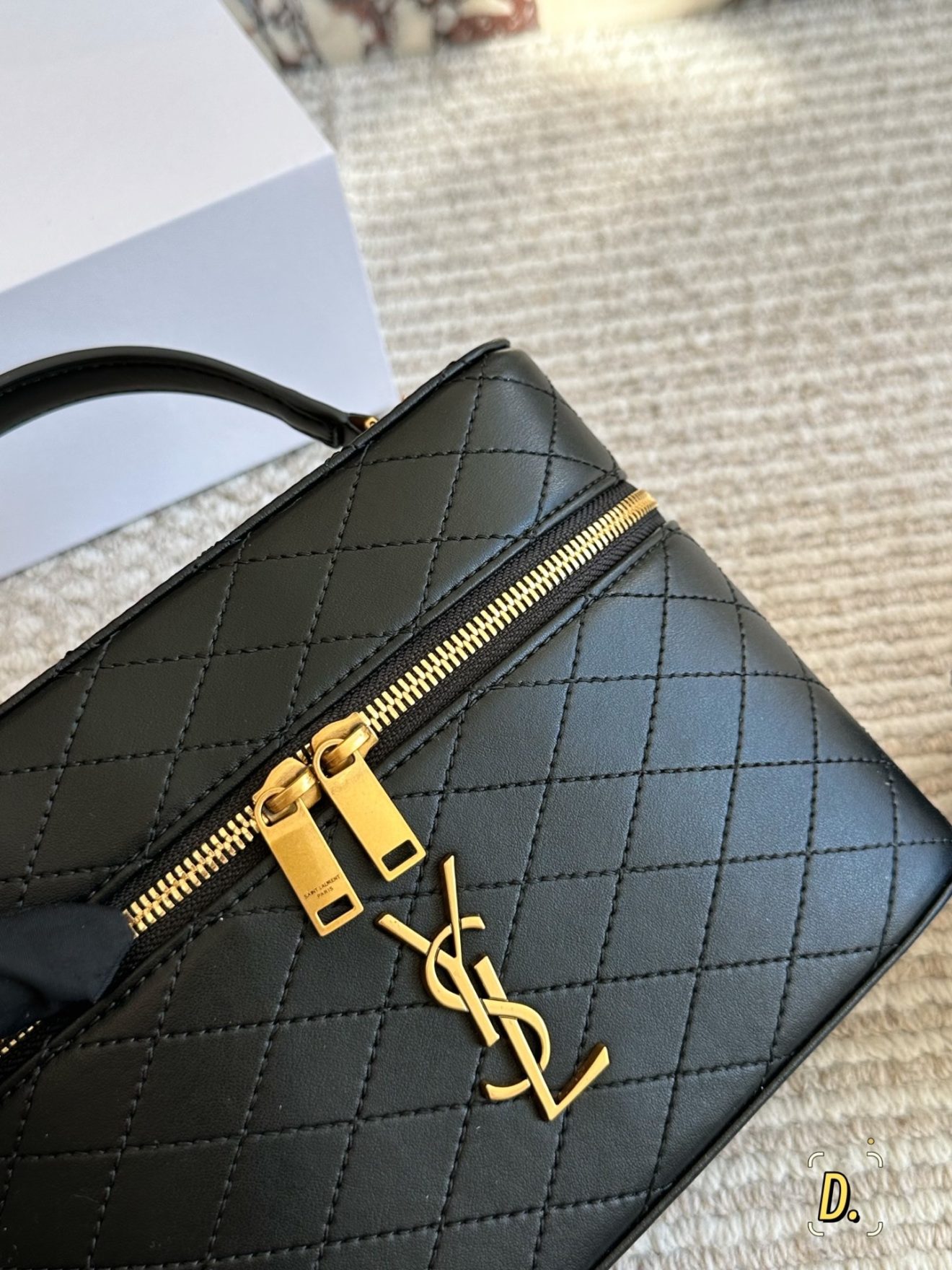 YSL Vanity black with gold hardware - Image 3